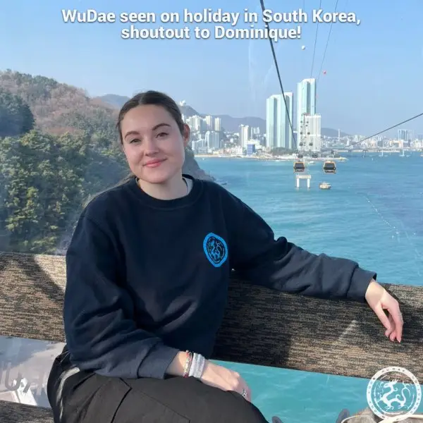 Dominique Rademaker 1998 Den Haag WuDae Wing Chun zelfverdediging sportschool vakantie Zuid Korea